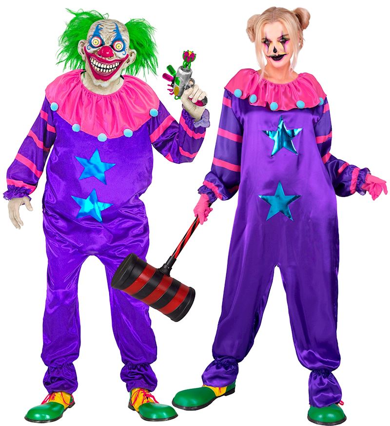 Kostüm Weltraum Horror Clown Overall