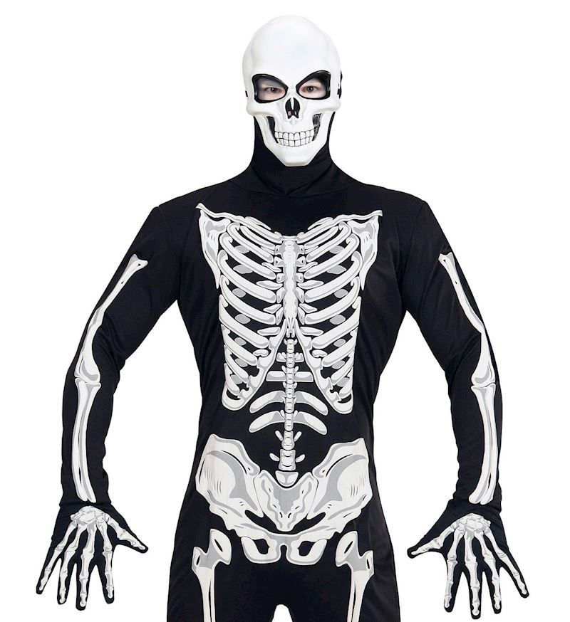 Gesichtsmaske Totenkopf Hartplastik
