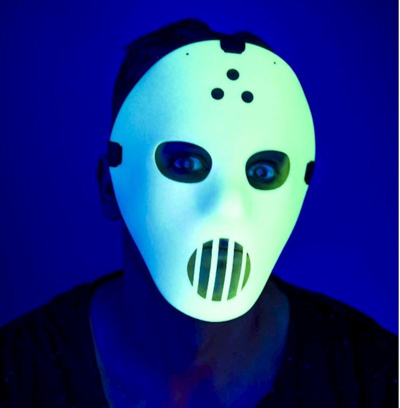 Hockey Maske Glow in the Dark Halloween