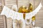 Just Married Banner Girlande